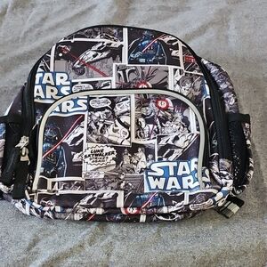 Pottery Barn Kids Star Wars Comic Backpack in Black and White